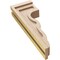 Ekena Millwork 4"W x 8"D x 24"H Thin Highland Rough Cedar Woodgrain TimberThane Corbel, Primed Tan CORUR04X08X24HLDRCPR - alternate 2